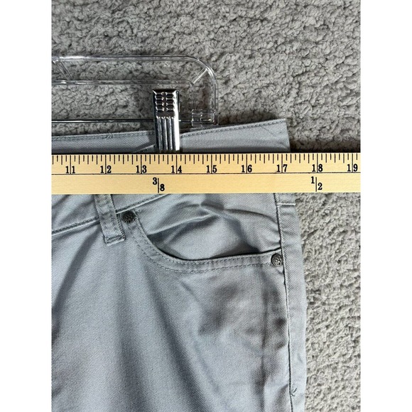 PRANA Jeans Pants Womens 12 / 31 Light Gray/blue KARA Denim Stretch Mid Rise - Picture 6 of 9